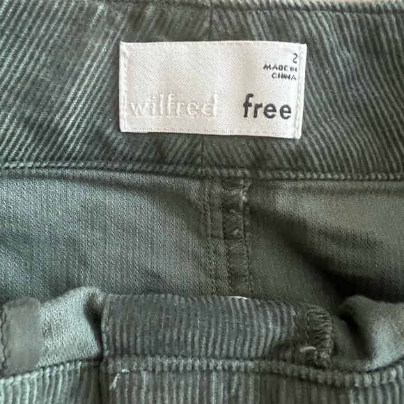 Aritzia Wilfred Corduroy Button Up Skirt - Picture 2 of 3